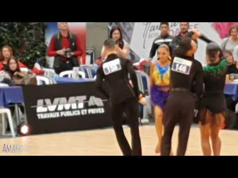 Levchenkov Nikolay Marie Denigot ( Jive ) 1/2 finale - Ch de France Mulhouse.