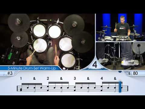 5-Minute Drum-Set Warm-Up (Intermediate) - Drum Lesson