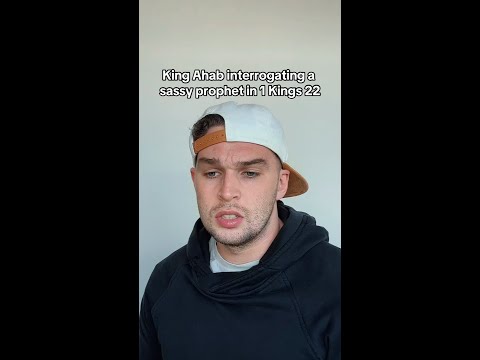 King Ahab Interrogating A Sassy Prophet