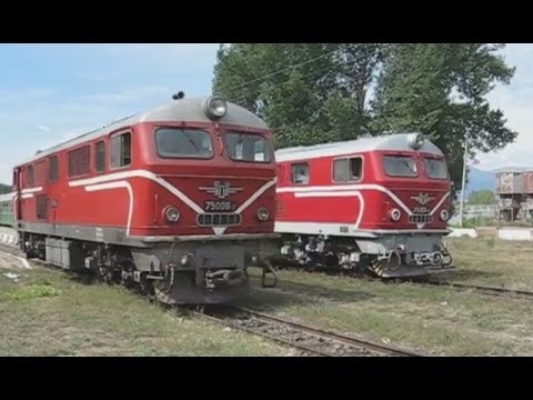 Bulgaria: The Rhodope Mountain scenic 760mm narrow gauge railway (Septemvri to Bansko & Dobrinishte)