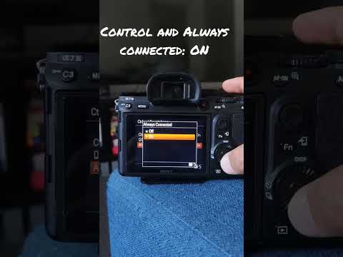 Use your phone as a monitor on Sony A7iii ! 📷📲 #sony #shortsfeed #shorts #howto #tutorial #tips #a7