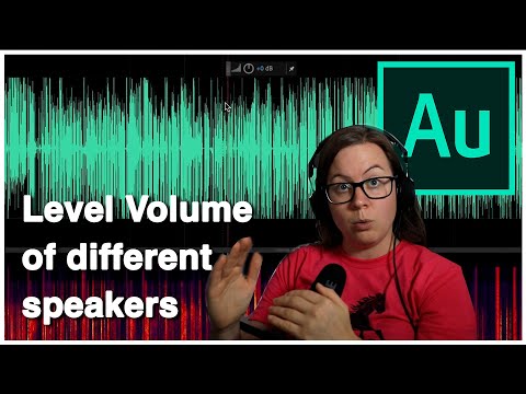 How To Make Your Speakers Have The Same Volume in Adobe Audition?