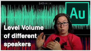 How To Make Your Speakers Have The Same Volume in Adobe Audition?