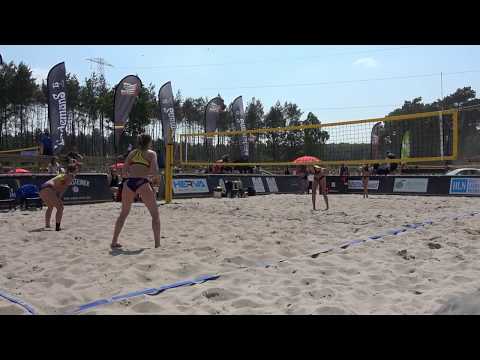 20180520 beachvolley hechtel: QF team Ruysschaert Ruysschaert vs britt thielemans renee verhulst 2-0
