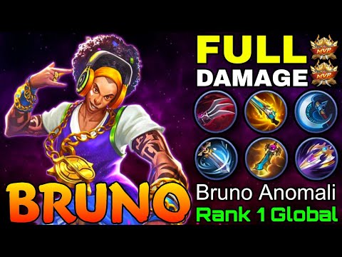Bruno Full Damage Build - Top 1 Global Bruno by Bruno Anomali - Mobile Legends
