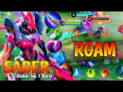 Saber Roam Insane NonStop Roaming & Ganking!!