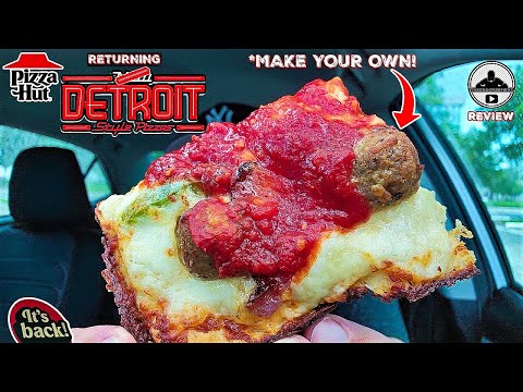 Pizza Hut® Meatball Detroit-Style Pizza Review! 🍕 | CREATE ...