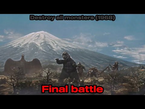 Destroy all monsters (1968)   Final battle