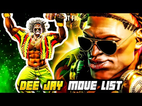 DEE JAY MOVE LIST - Street Fighter 6 (SF6)