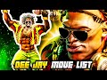 DEE JAY MOVE LIST Street Fighter 6 SF6
