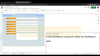 Download the video "Interface Design For Automated Data Entry Google Sheets Part 4 - Salman Tech"