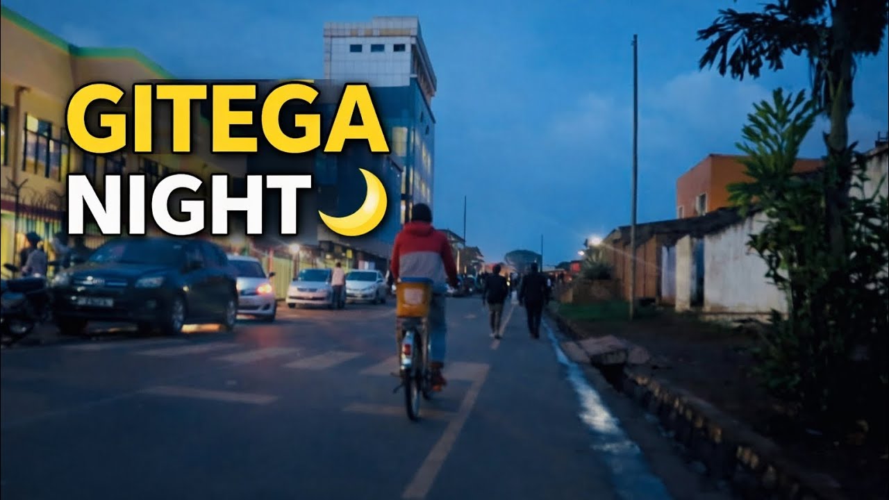 Gitega at Night 🇧🇮 | Evening Walk in Burundi’s Capital