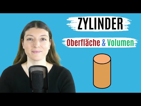 ZYLINDER–OBERFLÄCHE & VOLUMEN berechnen! (KÖRPER berechnen!)