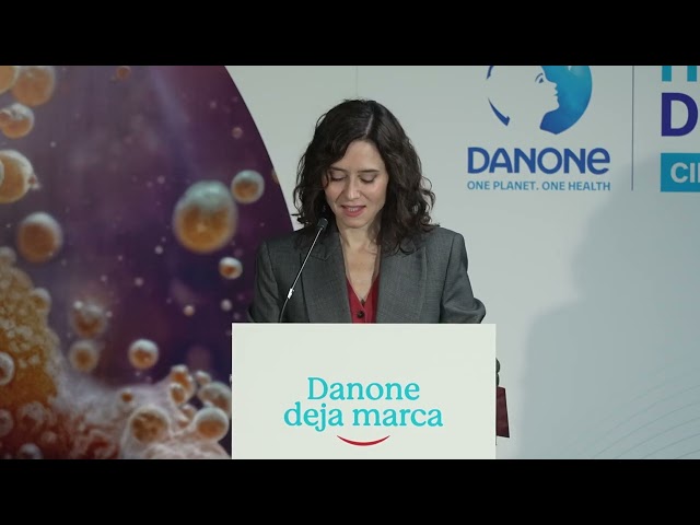 Díaz Ayuso y el liderazgo de Madrid en creación de empresas en el HUB de Danone
