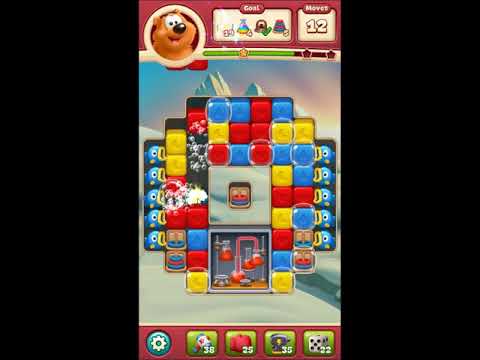 Toon Blast Level 2382 - NO BOOSTERS 🐻🐺🐱 | SKILLGAMING ✔️