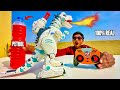 RC Flame Throwing Dinosaur Experiment Test Chatpat Toy TV