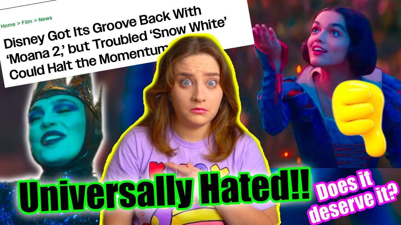Why the UNIVERSAL HATE of Rachel Zegler's Snow White Has Changed Disney Forever