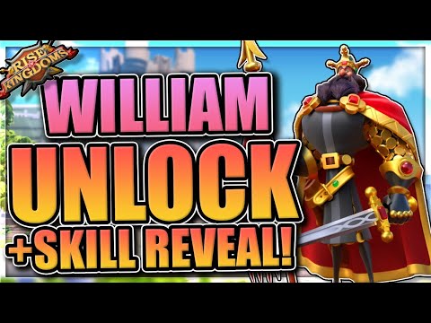 William Unlock + Skill Reveal [Best Cavalry Commander in Rise of Kingdoms?]