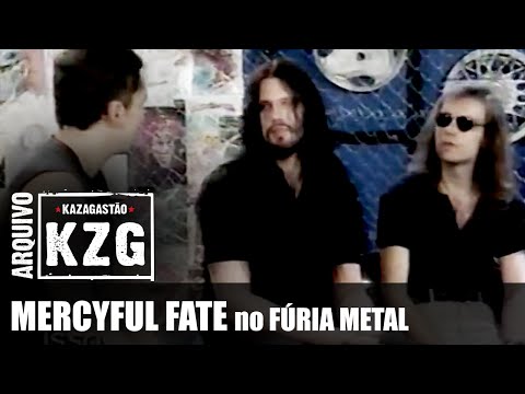 KING DIAMOND & MERCYFUL FATE no Fúria Metal (1996) - Arquivo KZG - entrevistado por Gastão Moreira