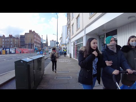 Walking around Hammersmith, King Street, Chiswick High Road, 2021 Lockdown, London Walking Tour 4K