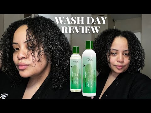 FULL WASH DAY ROUTINE USING ONLY EDEN BODY WORKS ||...