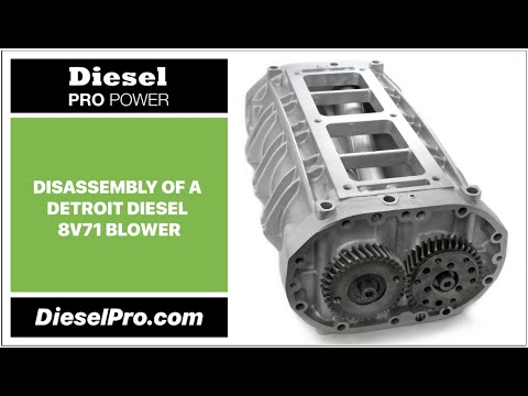 Detroit Diesel Blower Teardown (8V71)