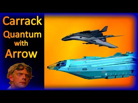 3.8.2 PTU Carrack quantum with Arrow in hangar - test