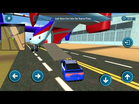 US Police Muscle Car Cargo Plane Flight Simulator (by Fazbro) Android Gameplay [HD]