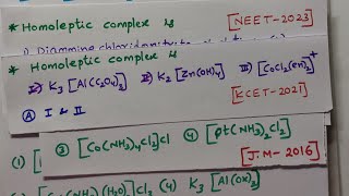 Homoleptic and Heteroleptic complexes👍|| Coordination compounds