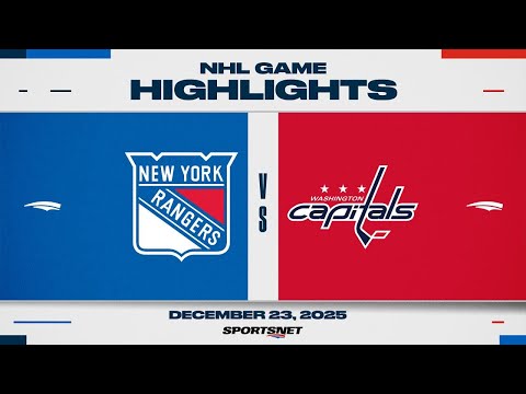 NHL Highlights | Rangers vs. Capitals - December 23, 2025