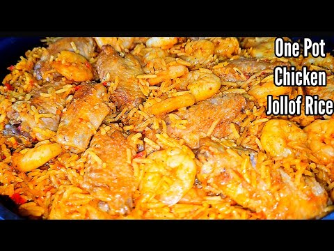 Jollof Rice Recipe | How to Make Jollof Rice With Chicken Wings.