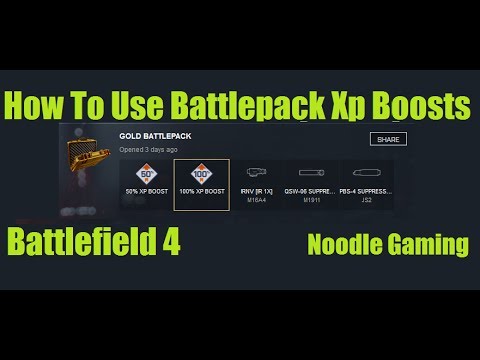How To Use Battlefield 4 Battlepack Xp Boosts
