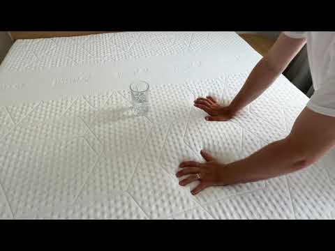 Motion transfer of the Emma Diamond Mattress Topper