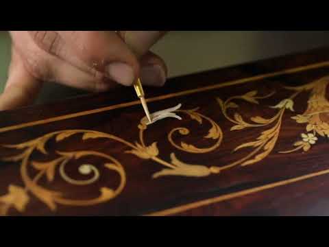 Marquetry Table Antique Restoration