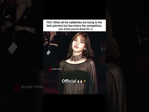 How does lisa manage to eat up her glambot everytime? 😭 #lisa #리사 #blackpink #블랙핑크