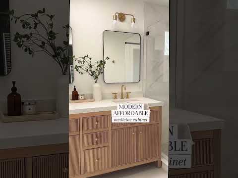 Modern affordable medicine cabinet!