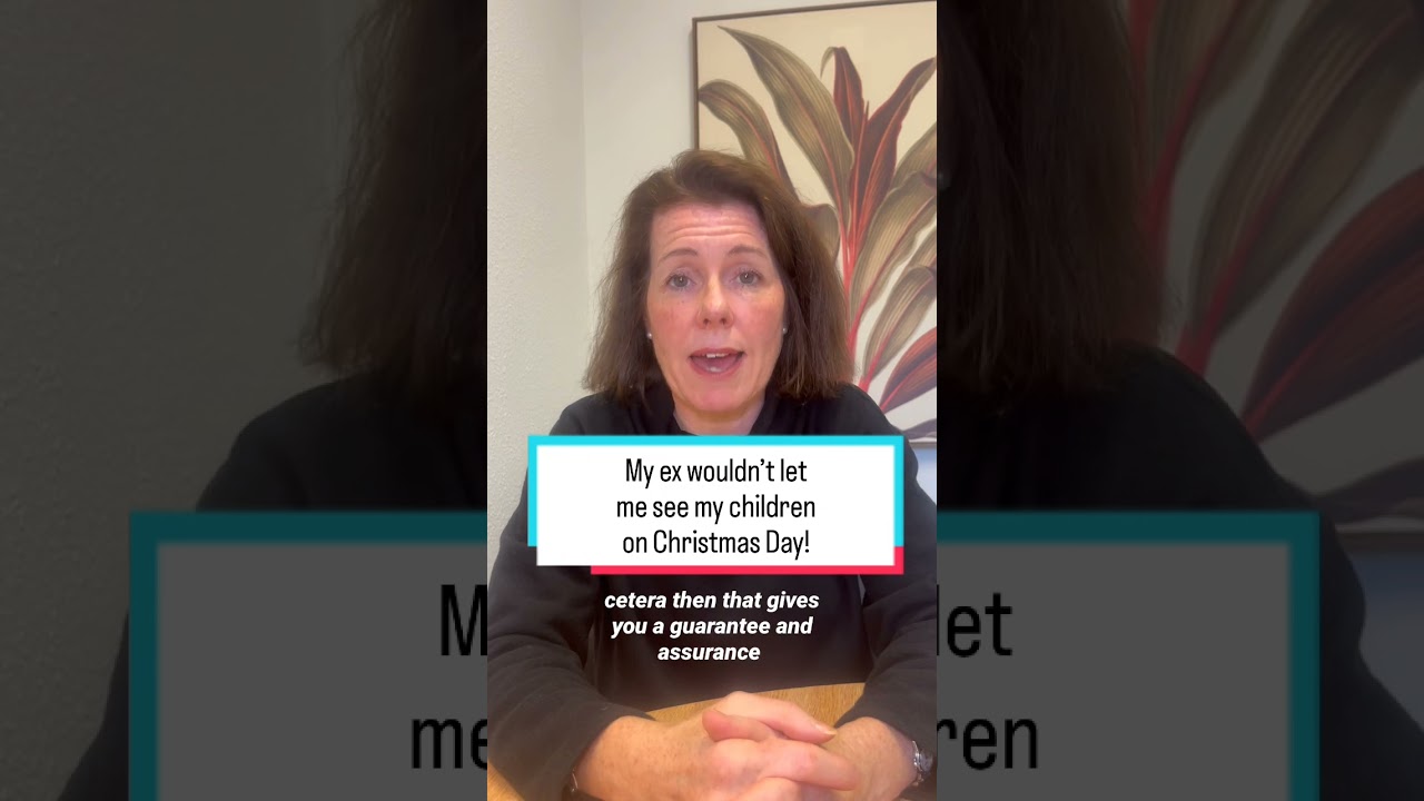 My ex wouldn’t let me see my children on Christmas Day!