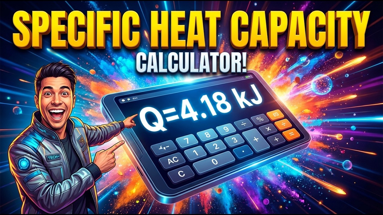 Specific Heat Capacity Interactive Calculator