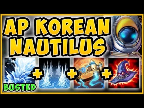 NO OUTPLAY POSSIBLE! AP KOREAN LOCKDOWN NAUT IS 100% BROKEN! NAUTILUS MID GAMEPLAY League of Legends
