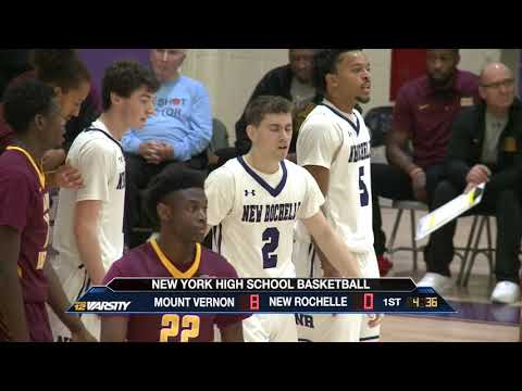 Full Game: Mount Vernon 71, New Rochelle 46 - boys basketball