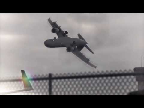 737 severe crosswinds barrel roll