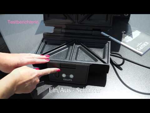 Sandwichmaker Krups FDK 451 Unboxing