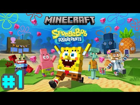 BrosClanYt - Minecraft x Spongebob DLC Gameplay Playthrough Part 1