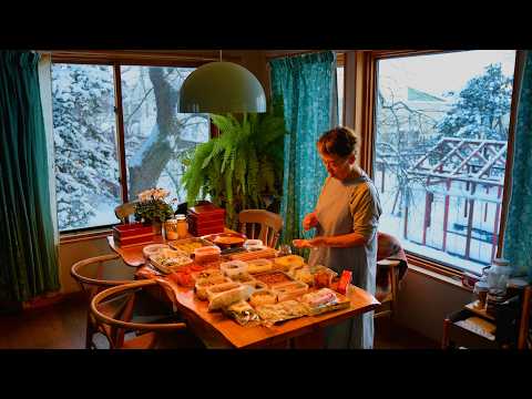 2 Days of New Year Cooking with My Mom in Snowy Japan