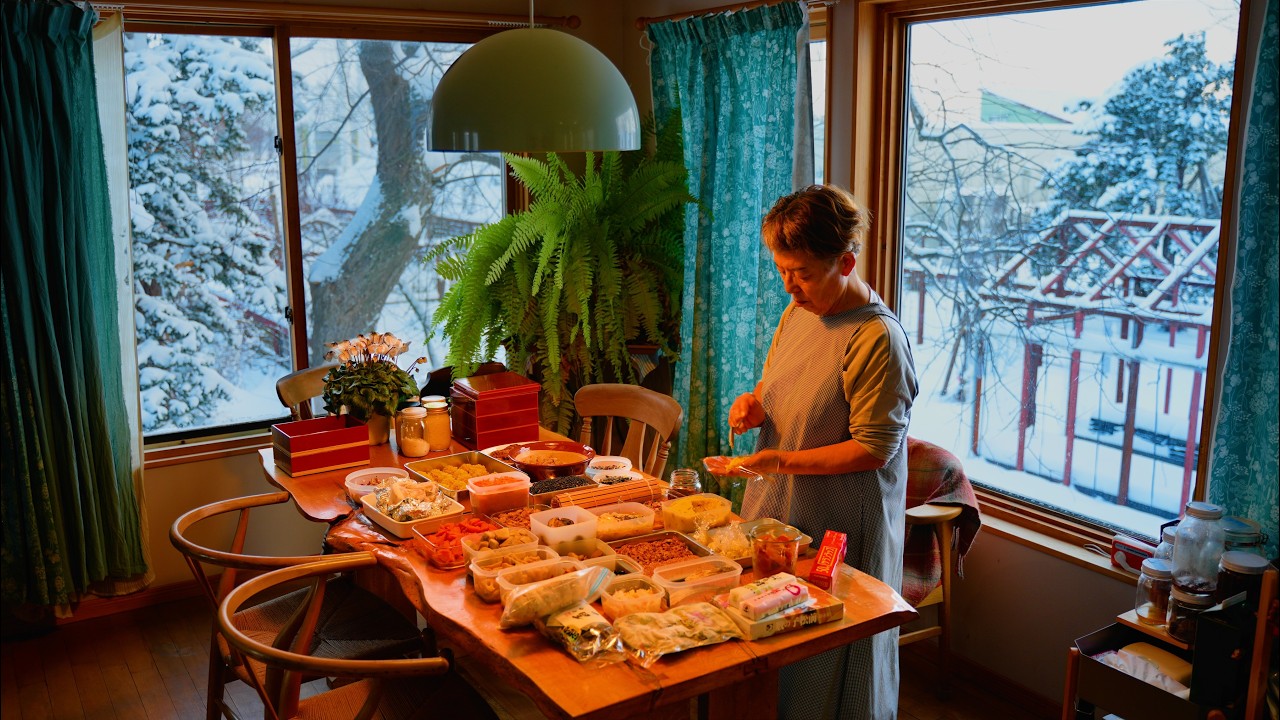 -10℃の北海道のお正月、68歳の母が作る20品目のおせち料理