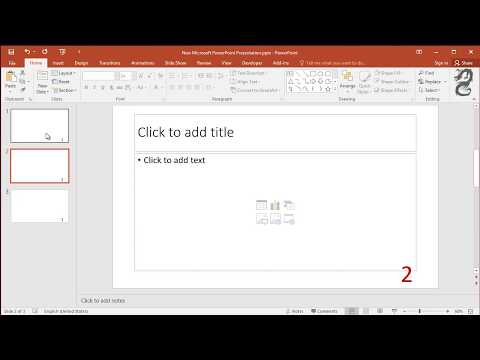 How to add page/slide numbers in PowerPoint