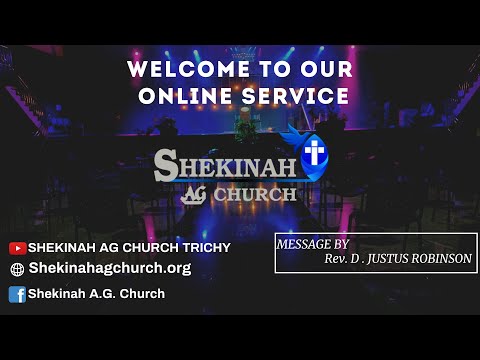| SHEKINAH AG CHURCH |SUNDAY ONLINE SERVICE |31.10.2021| MESSAGE BY-  Mrs. Shantha Robinson