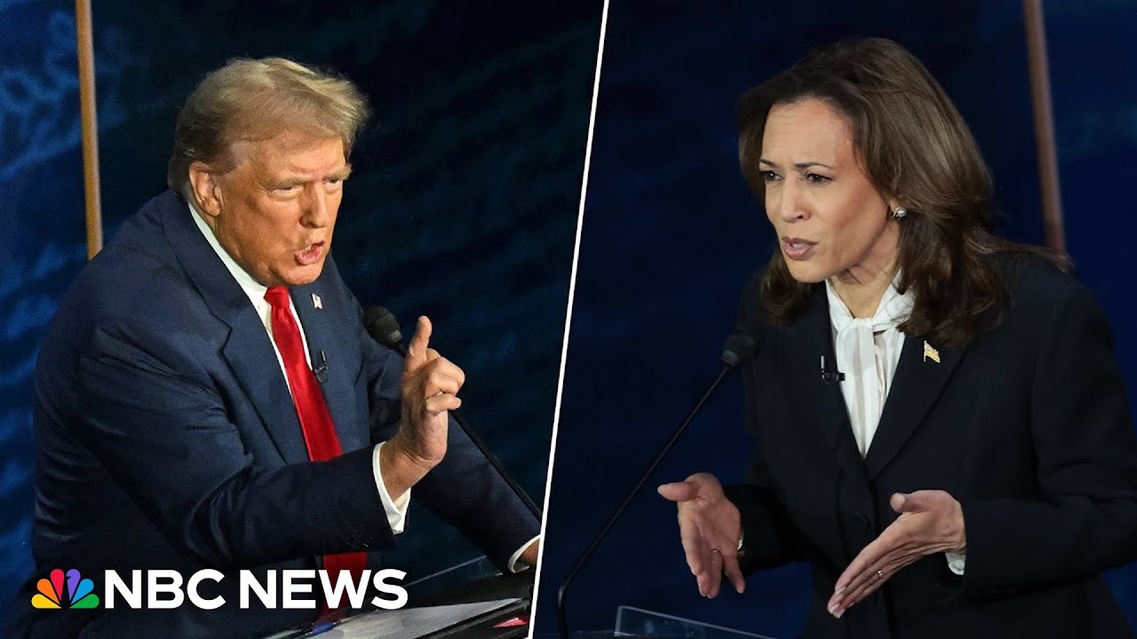 Watch the first debate between Harris and Trump in 3 minutes