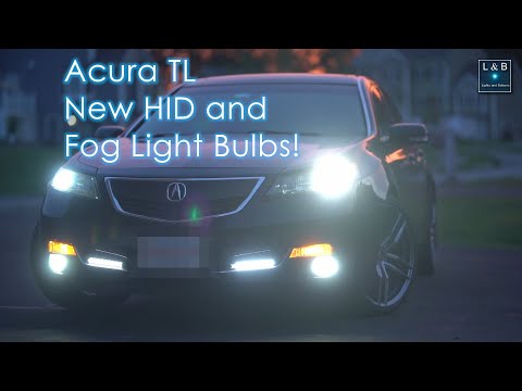 Replacing My Acura TL's HID Headlights and LED Fog Lights (6000K) (Featured Episode #51)