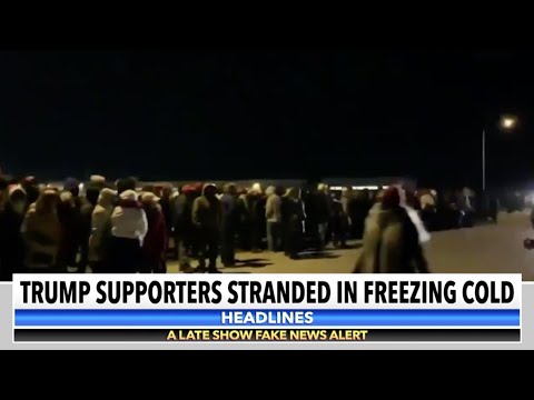 Elsa Was Among Those Stranded In The Freezing Cold At Trump's Omaha Rally（エルサはトランプのオマハ集会で凍えるような寒さの中で立ち往生した人たちの中にいた (Elsa Was Among Those Stranded In The Freezing Cold At At Trump's Omaha Rally)